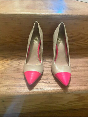 Nine West MAYANS Pointed Toe Colorblock Heels